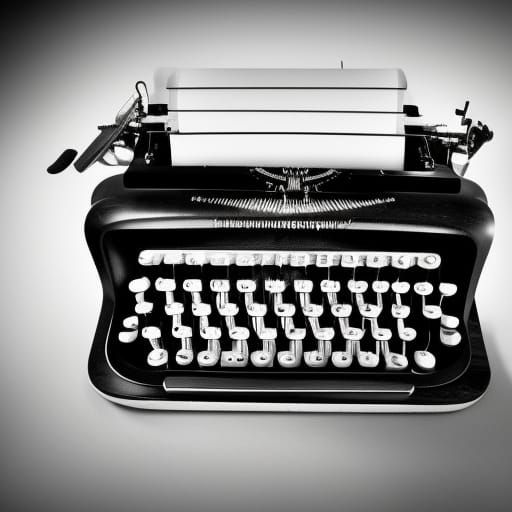 CLASSIC TYPEWRITER AI Generated Artwork NightCafe Creator