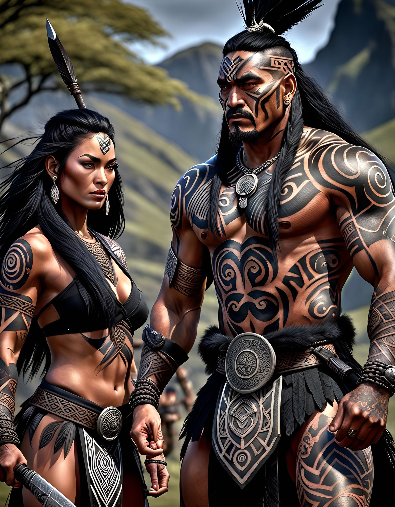 Maori Couple