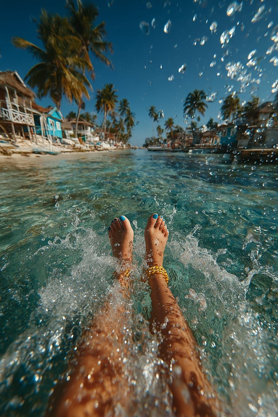 Tropical Sun-Kissed Splash