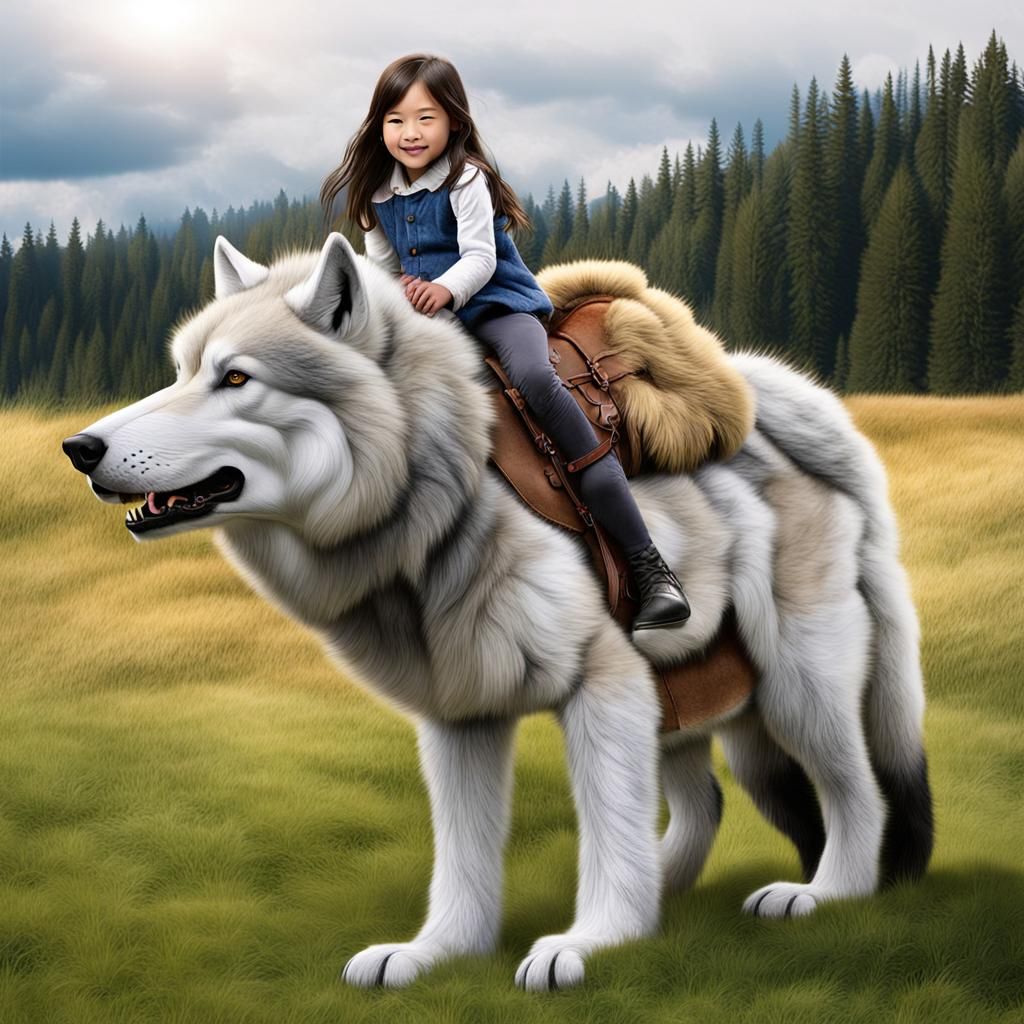 Wolf riding