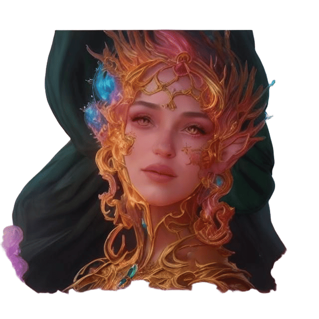 <lora:Magical Faces:1.0> portrait de femme en feu Eldritch w...