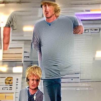 what if owen wilson was slowly getting smaller, but he reset...