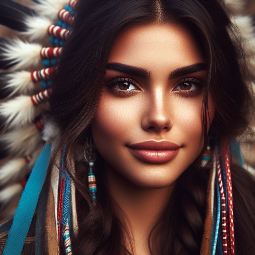 Native American Woman of the Hopi Nation