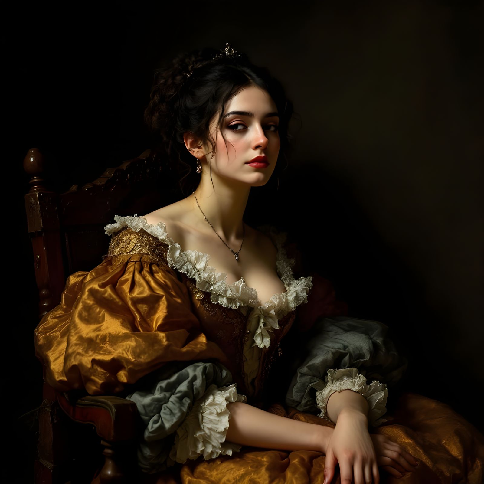 Goya's La Maja Springs to Life in Vibrant Digital Art