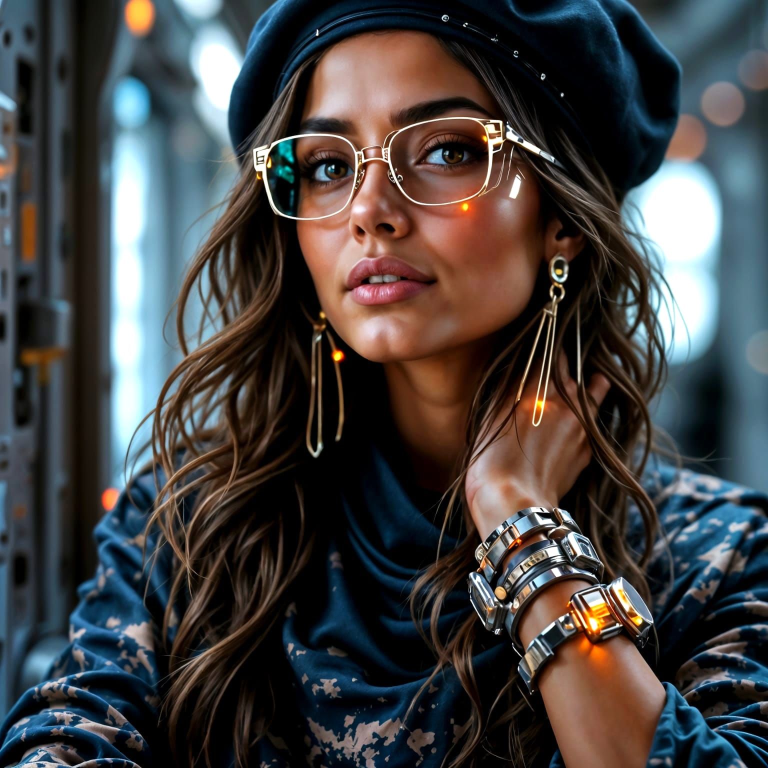 Space Station Woman 018