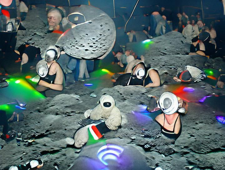 first rave on moon