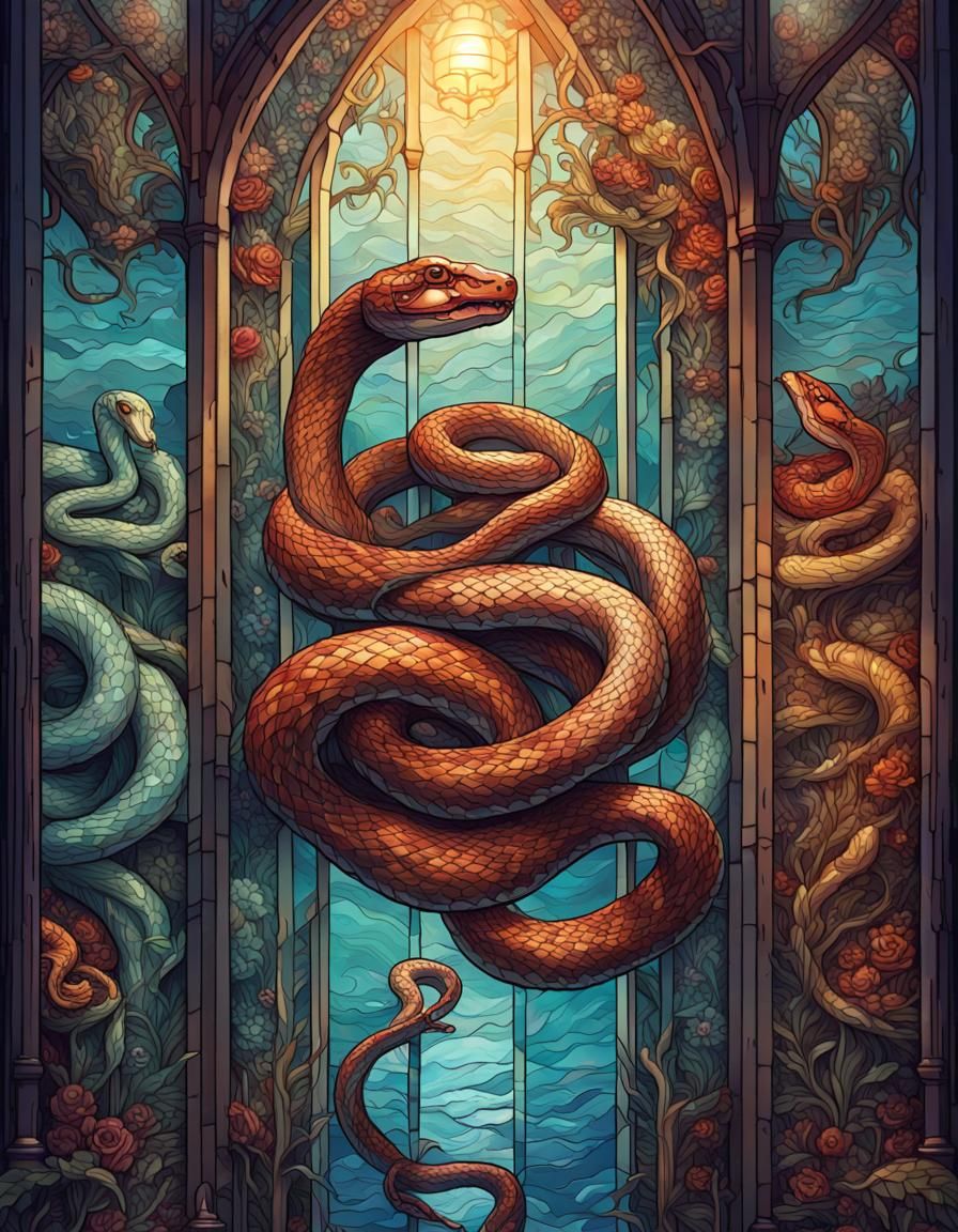 Snake Kingdom - AI Generated Artwork - NightCafe Creator