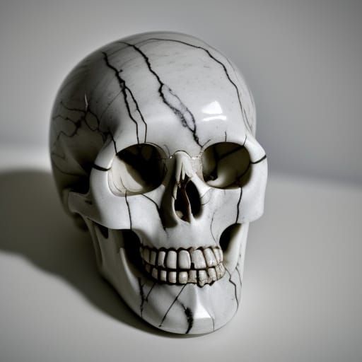 Beautiful Marble skull