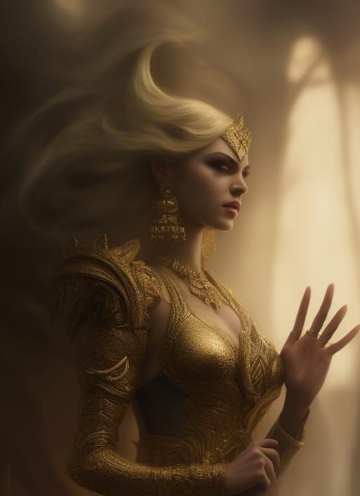 fantasy portrait; by Tvera, Cassie Sherlin, by Gustave-Henri...