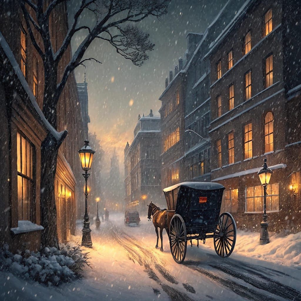 Where snow falls on memory