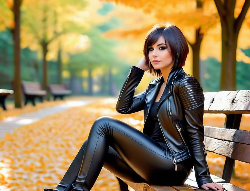 Pretty girl in the park