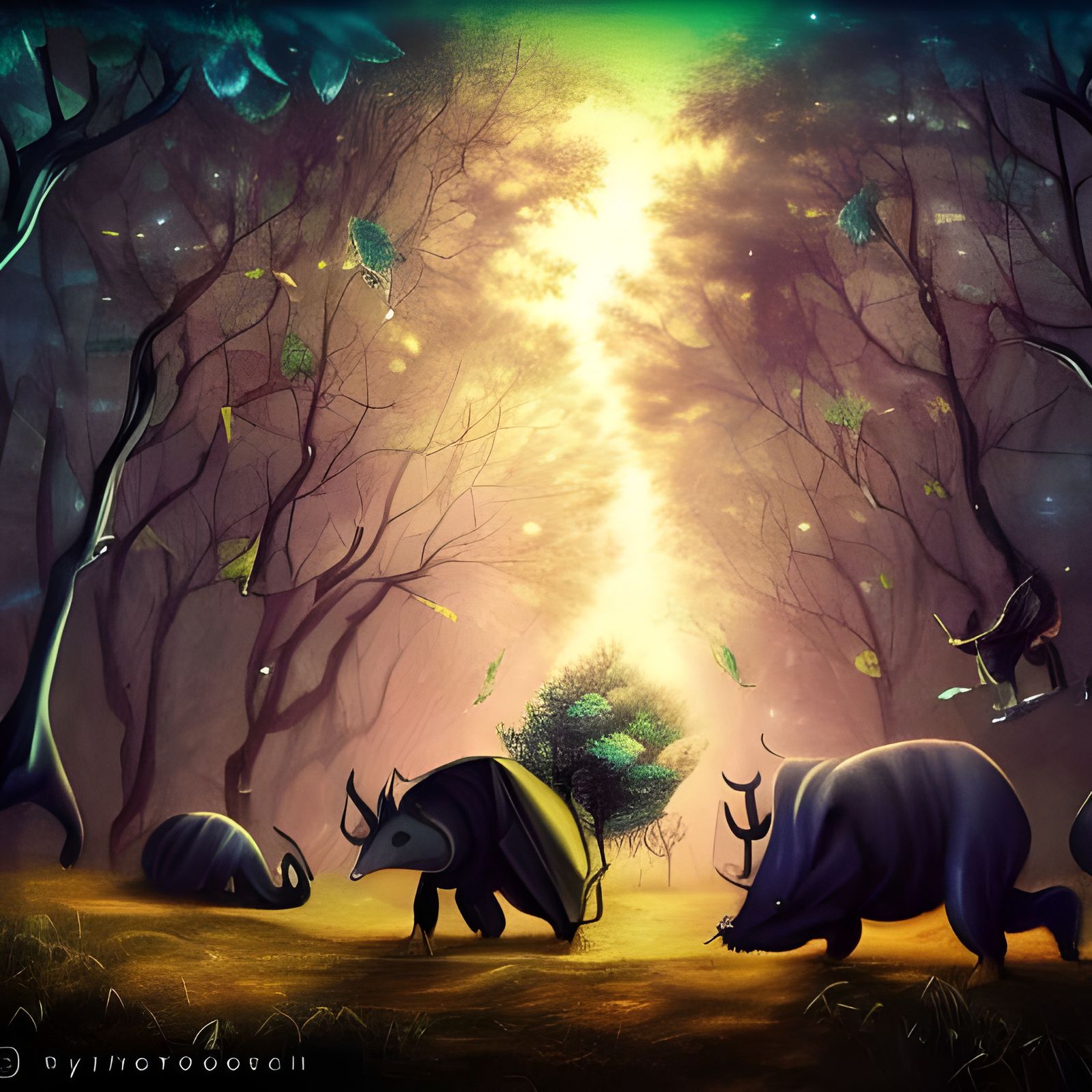 There's a place in the forest Where the animals dance