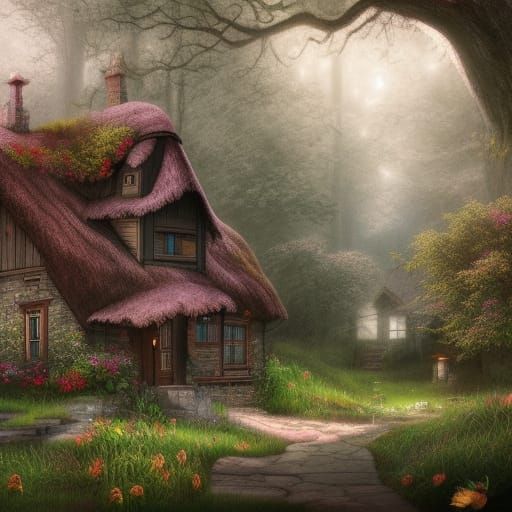 Beautiful realistic Cottage