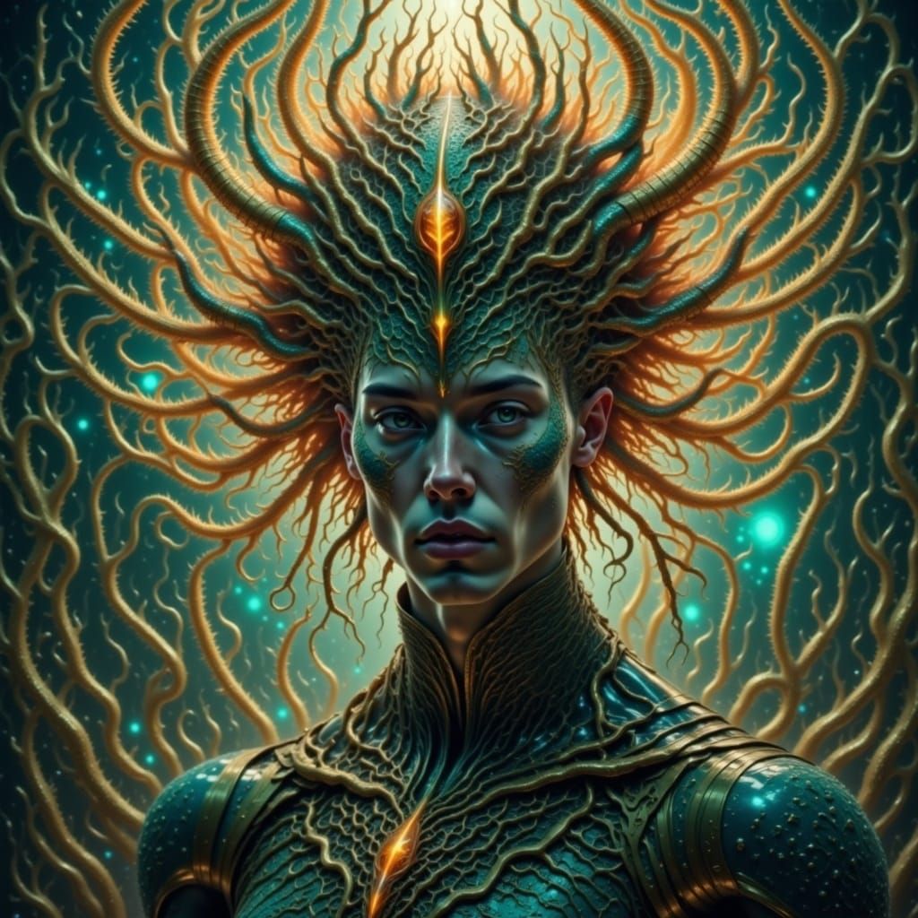 Who am i? <lora:Organic Armor V1:1.0> 