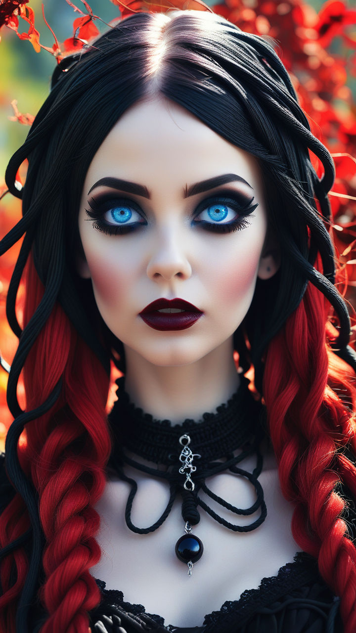 Magical Gothic woman