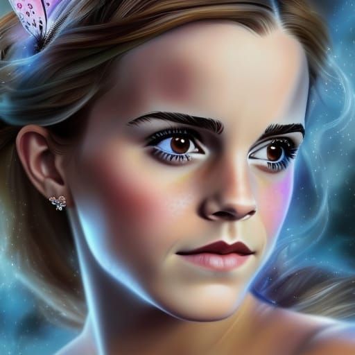 Beautiful Emma Watson - AI Generated Artwork - NightCafe Creator
