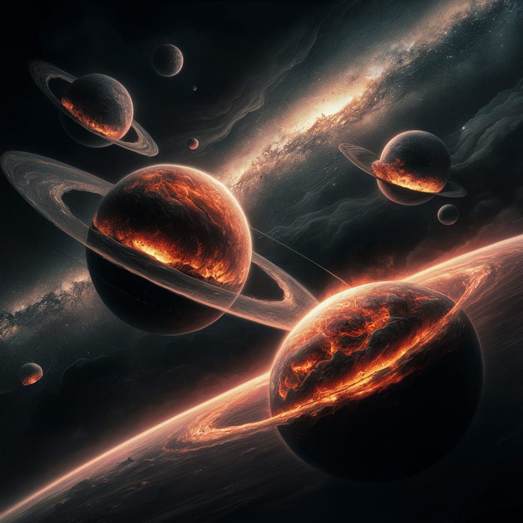 Fiery planets