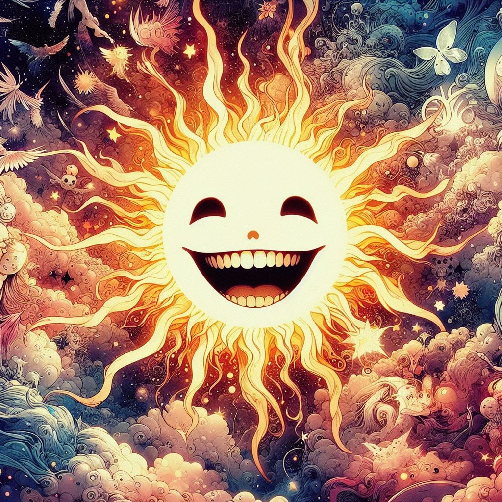 Smile like the sun, radiate your light and make this world bright