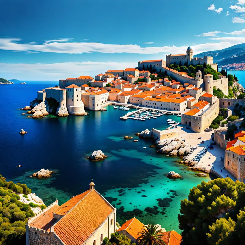 Dubrovnik - AI Generated Artwork - NightCafe Creator