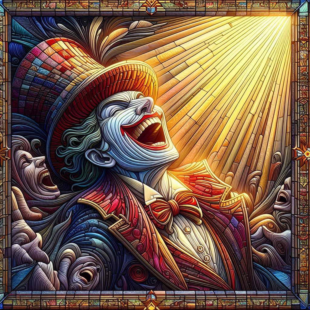 Joker Laughing AI Generated Artwork NightCafe Creator