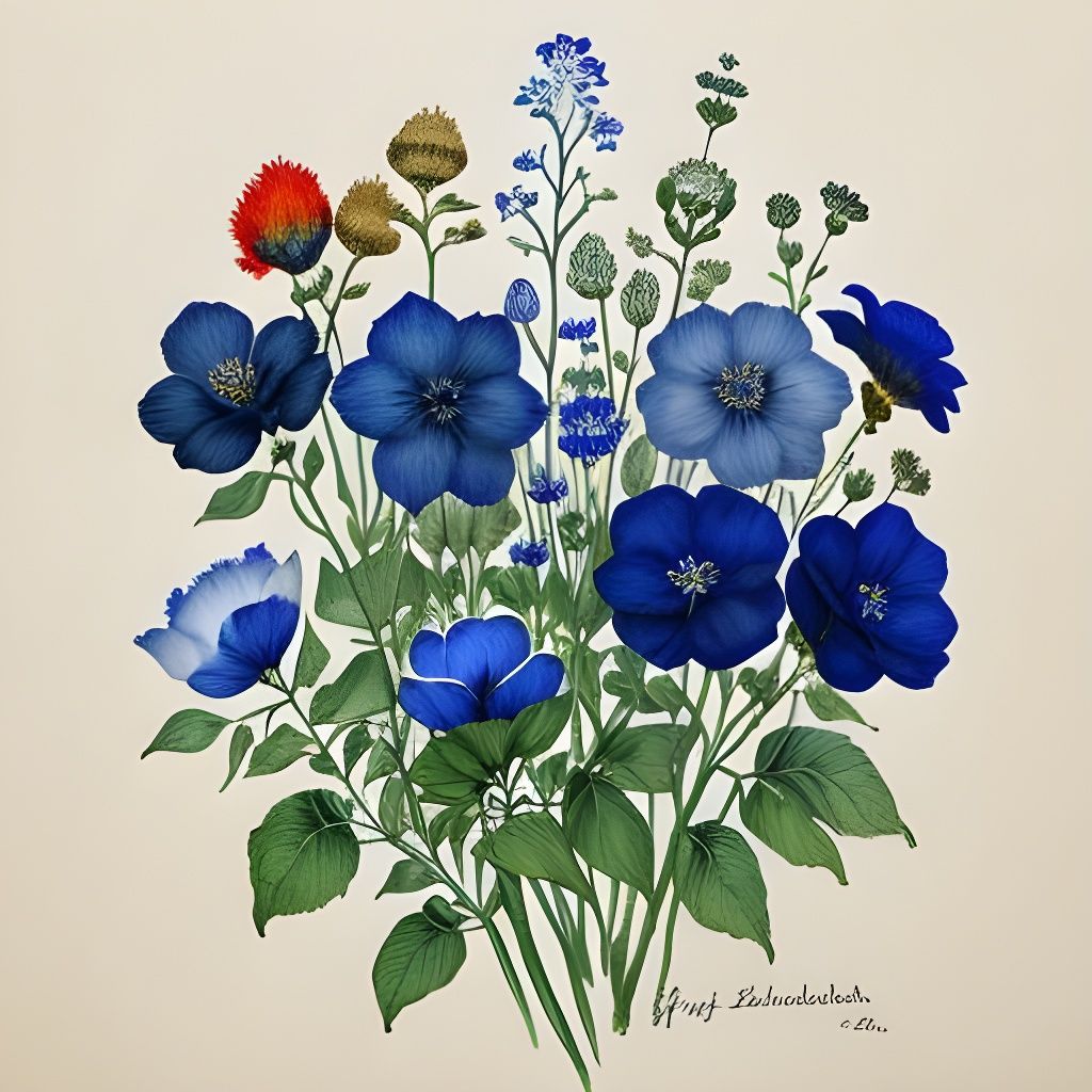 My bells, steppe flowers - what do you look like to me, dark...