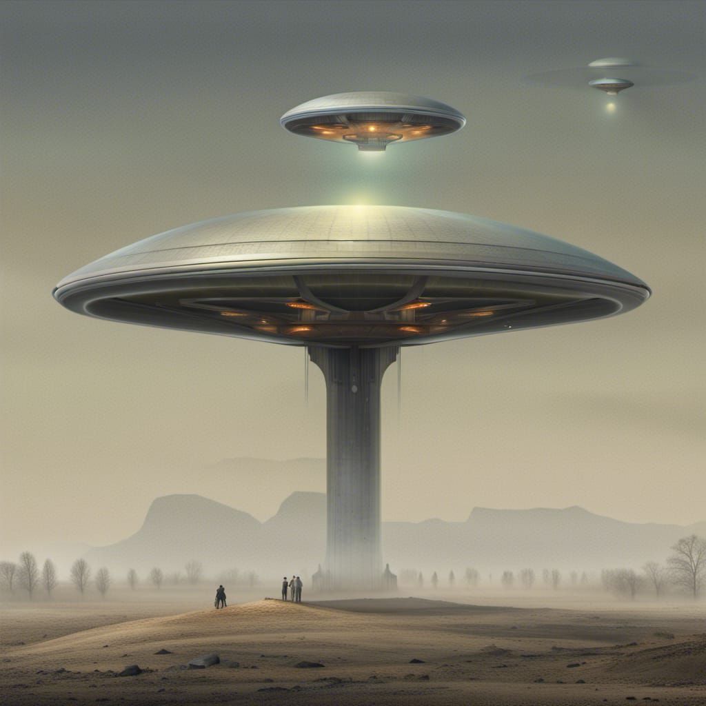 Ufo - Ai Generated Artwork - Nightcafe Creator