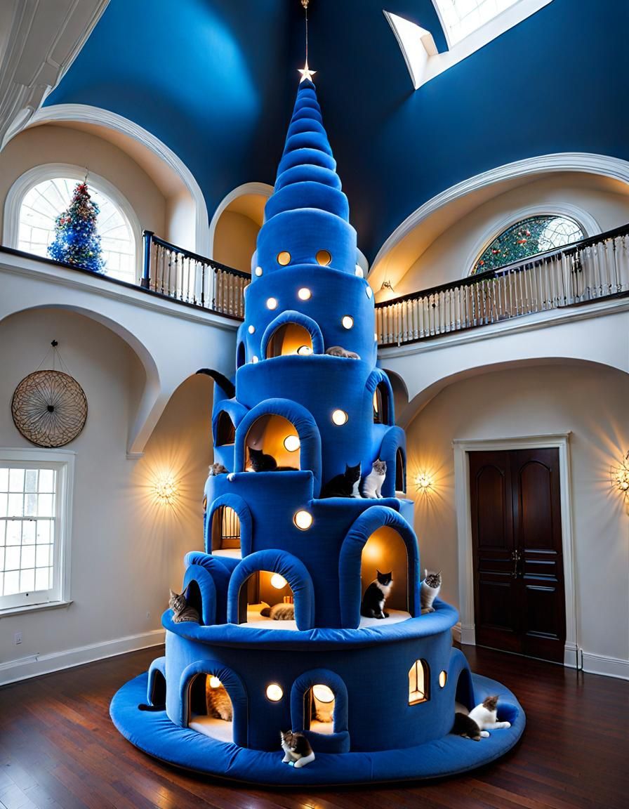 A Cat Safe Tree AI Generated Artwork NightCafe Creator