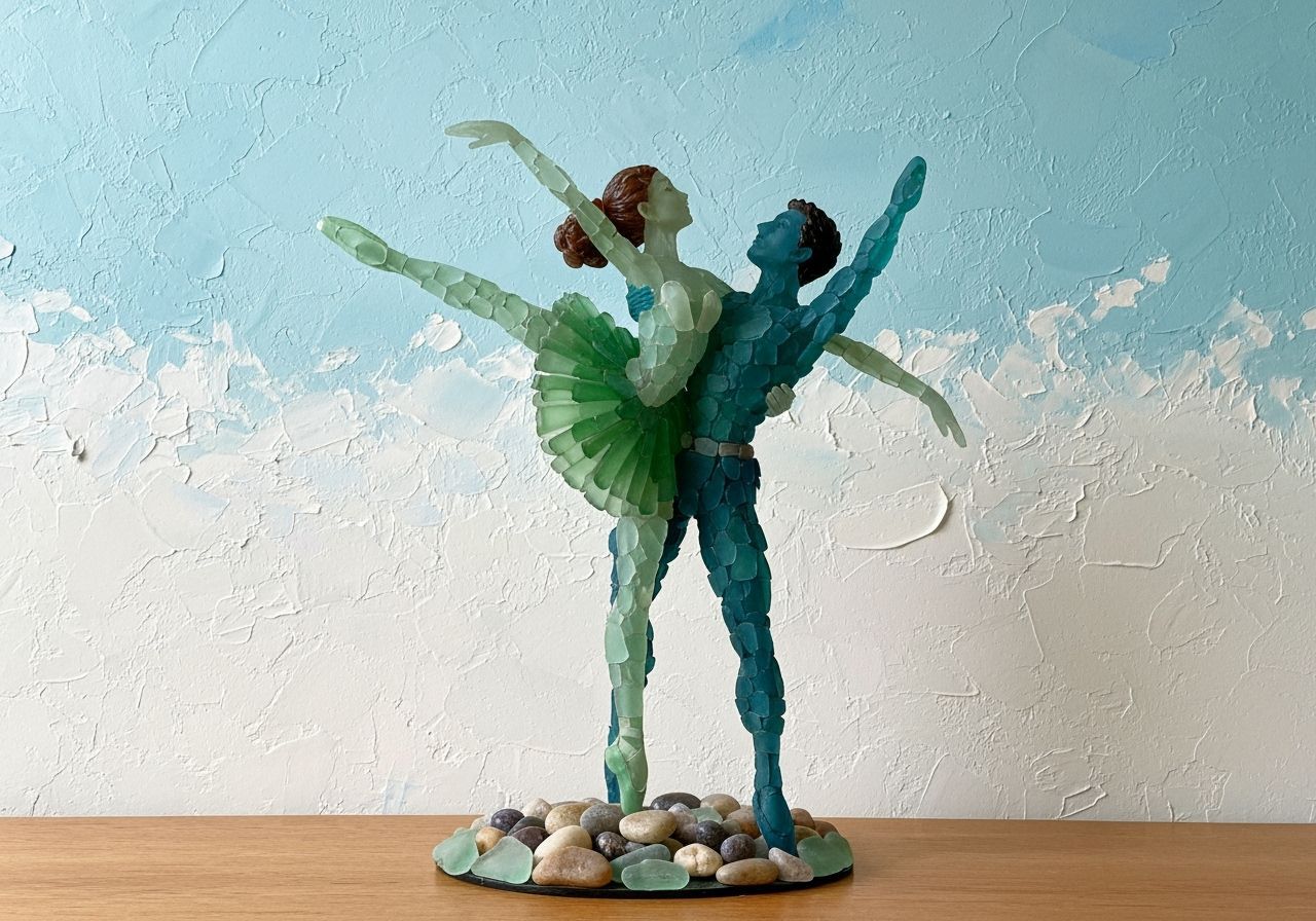 Impressionist Sea Glass Dancers  by @JC lost land