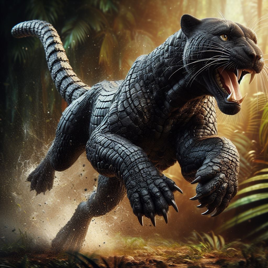 Crocodile Black Panther