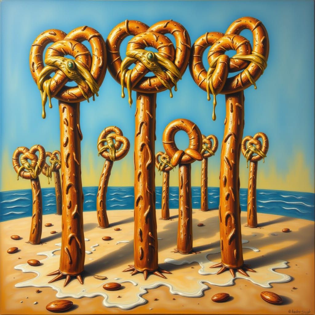 <lora:PRETZEL PEOPLE:1.0> Palm trees