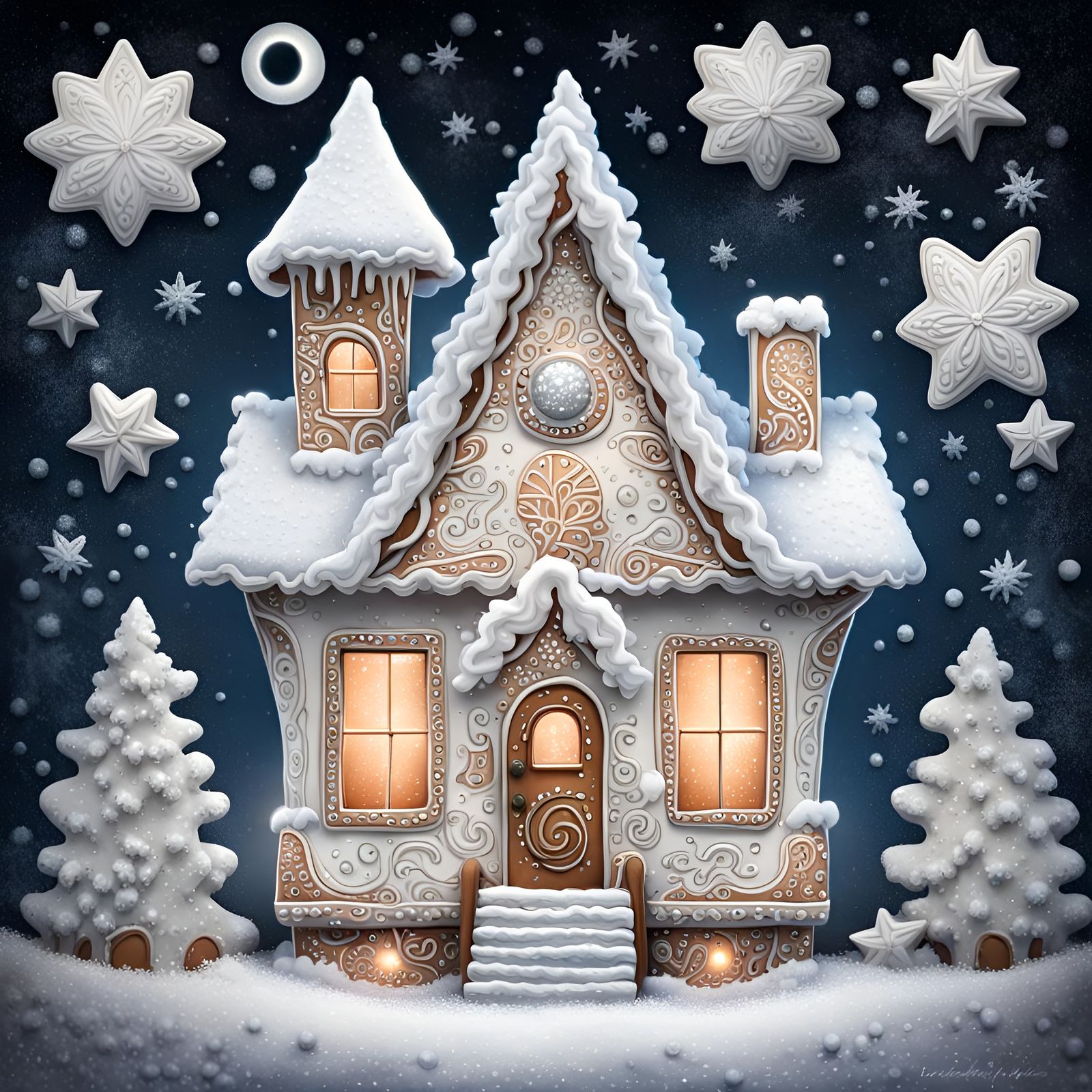 Gingerbread Dream - AI Generated Artwork - NightCafe Creator