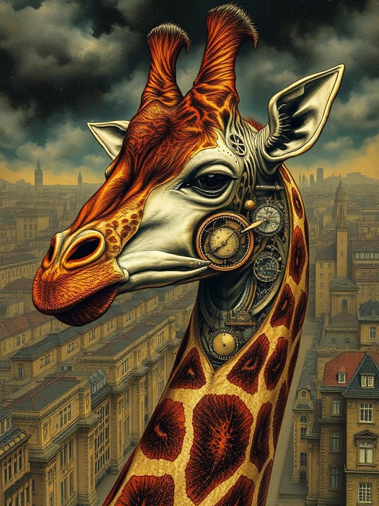 Clockwork giraffe