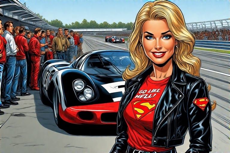 Supergirl at the Races