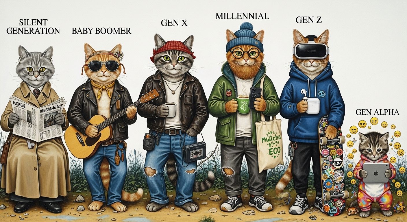 Cat Gens  by @PKuTeK