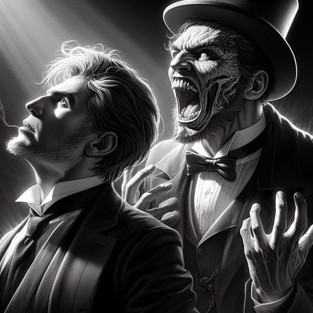 Dr. Jekyll & Mr. Hyde - AI Generated Artwork - NightCafe Creator