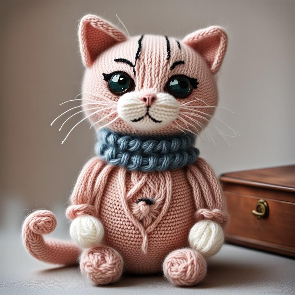 Knit one, purr one