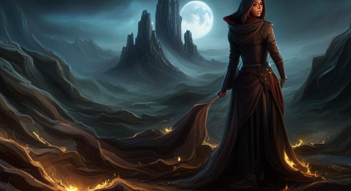 Mysterious, hooded lady, seeking her origins  sinister by Gr...