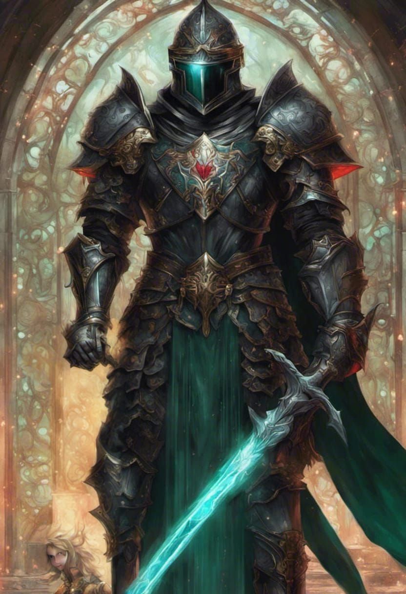 The Jadefire Guardian  by @Shywolf