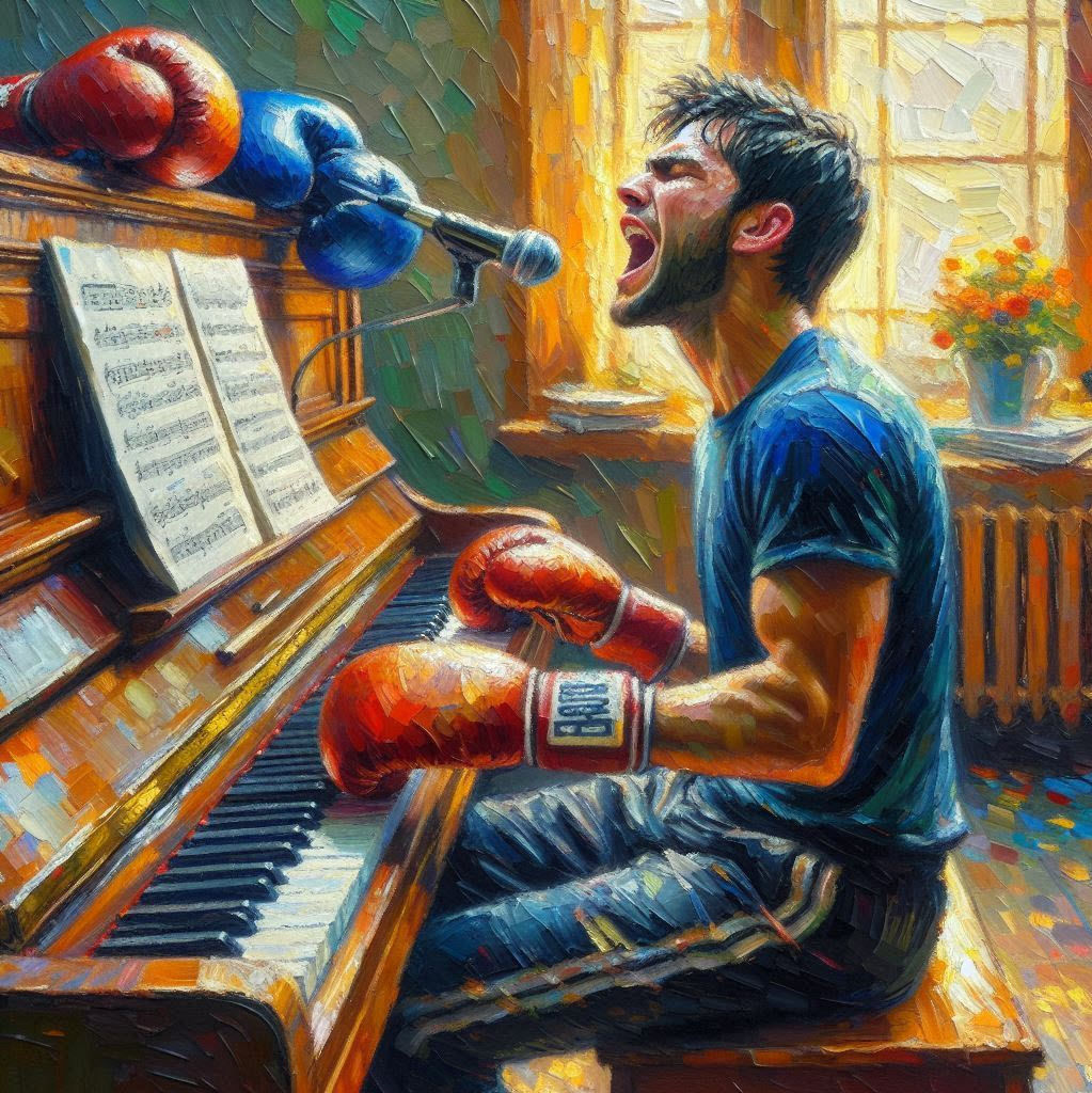 Bokser met zangtalent 1