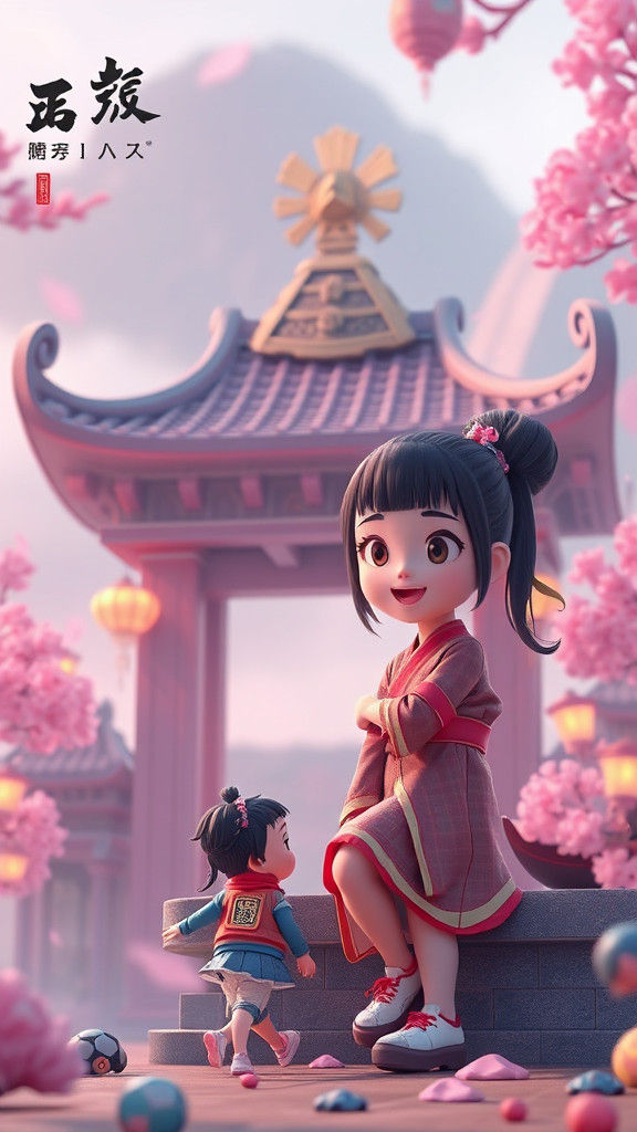 Bichon Frise on Rainbow Bridge: Surreal Oil Painting