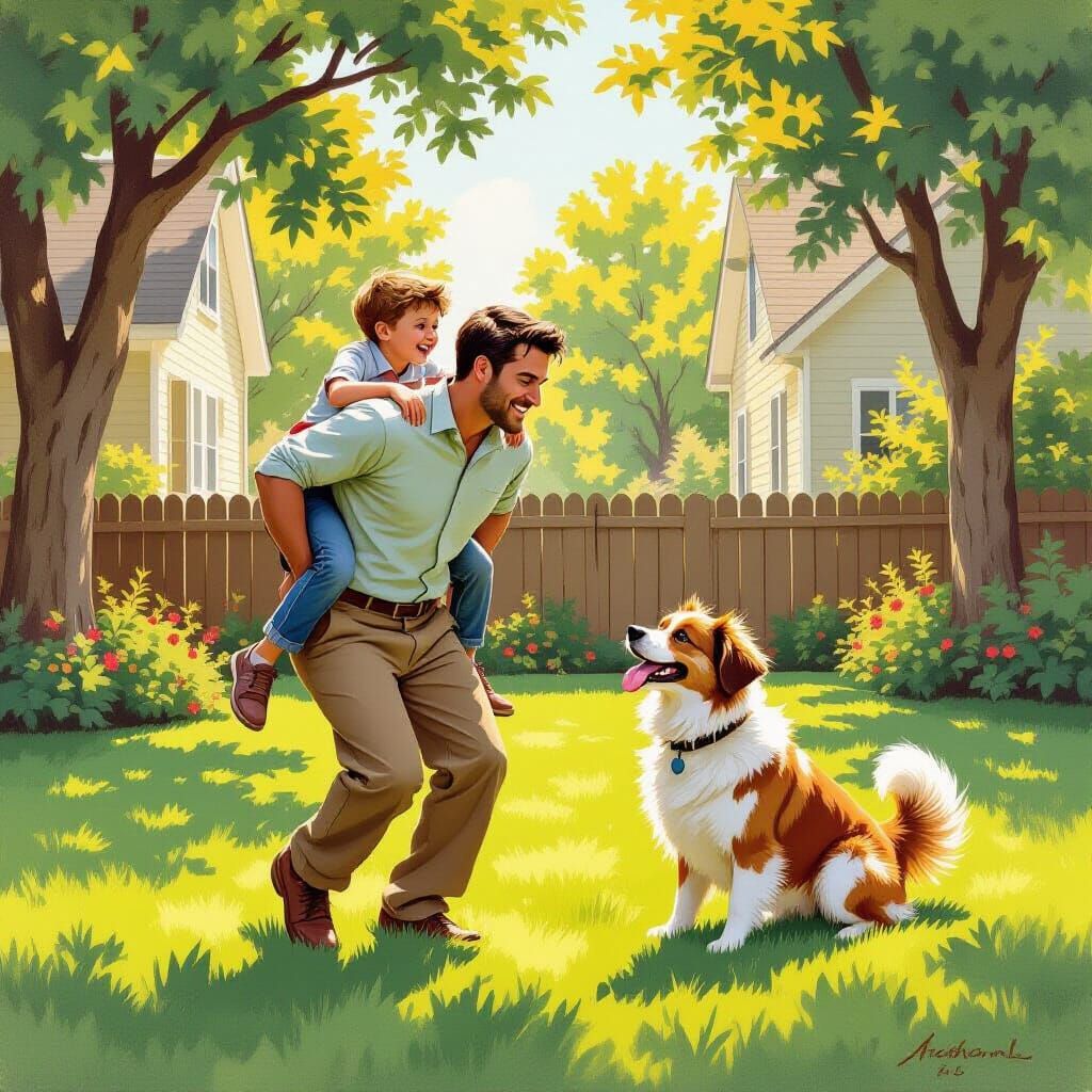 Fun With Dad  by @Lady of the Thorns