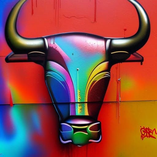 bronze bull AI Generated Artwork NightCafe Creator