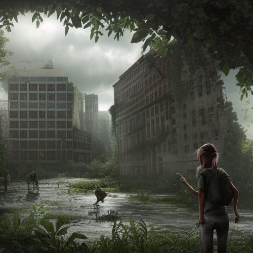 The Last of Us. Joel and Ellie. - AI Generated Artwork - NightCafe Creator
