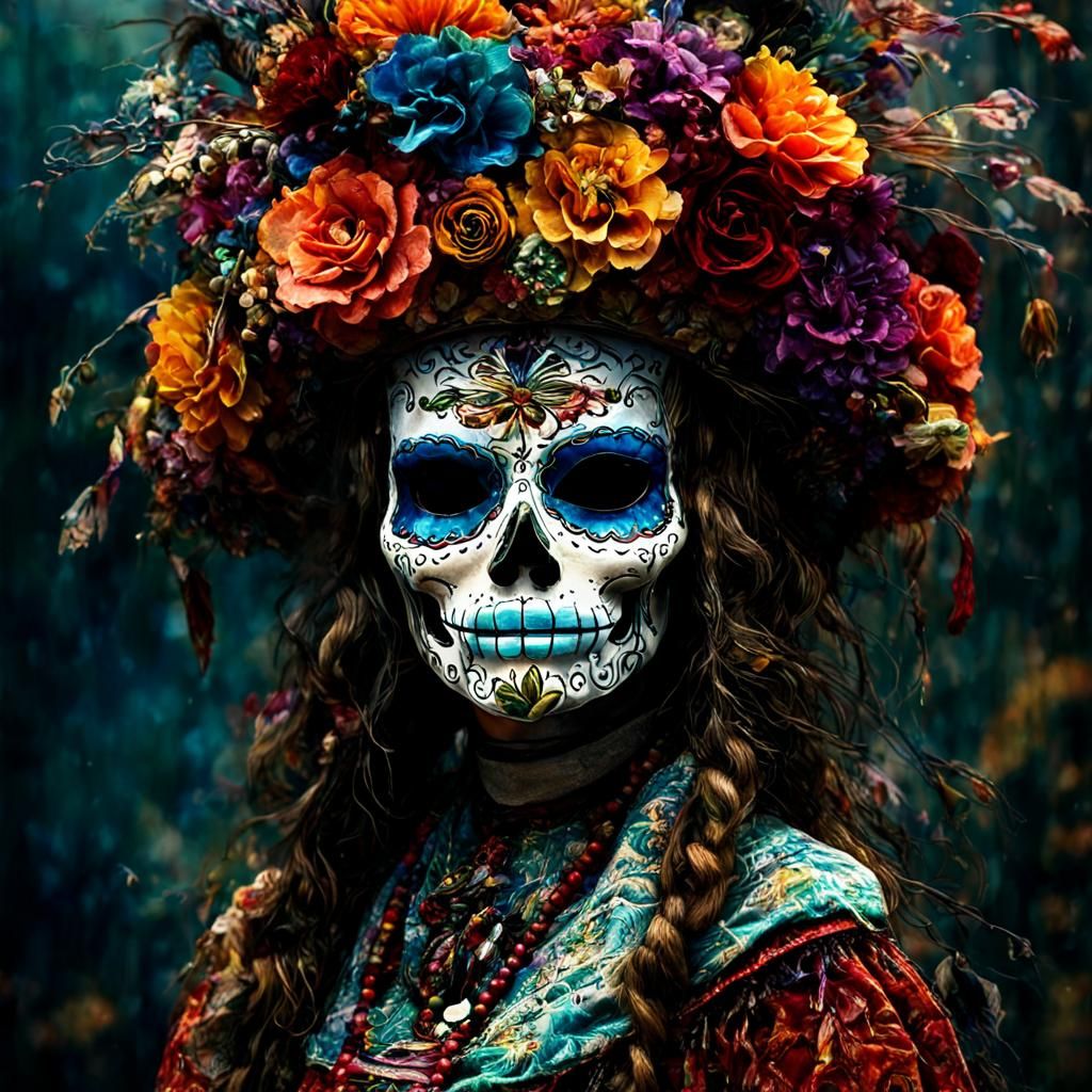 MEXICAN CATRINA MASK