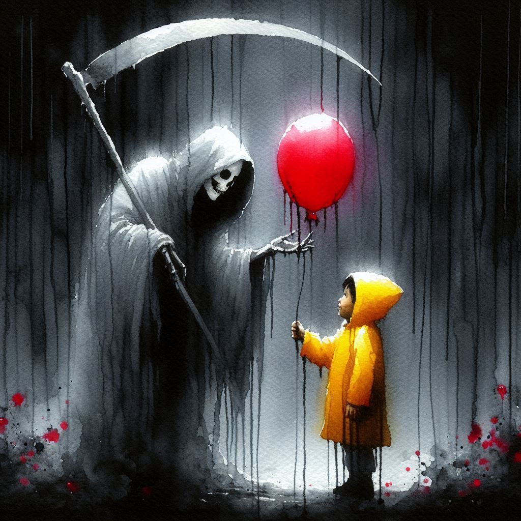 Grim Reaper and the Child