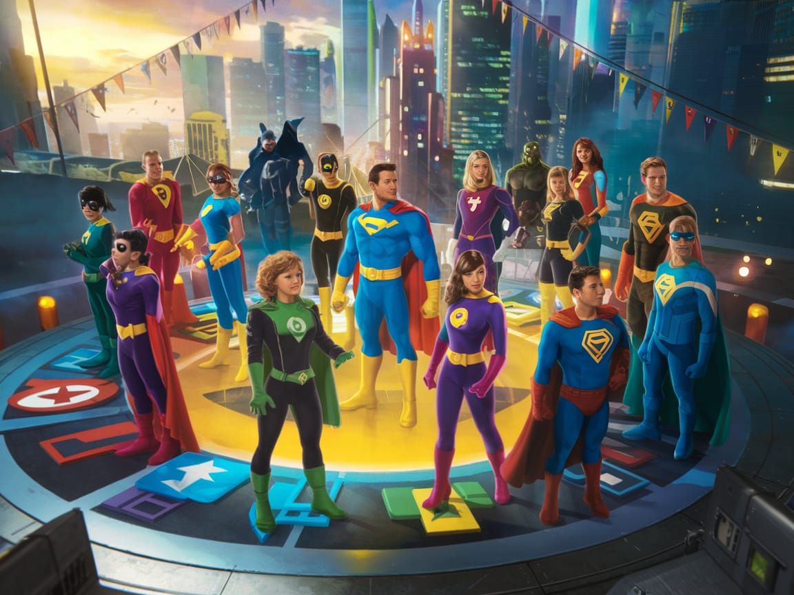 Many Unknown Superheroes & Superheroines Getting Together