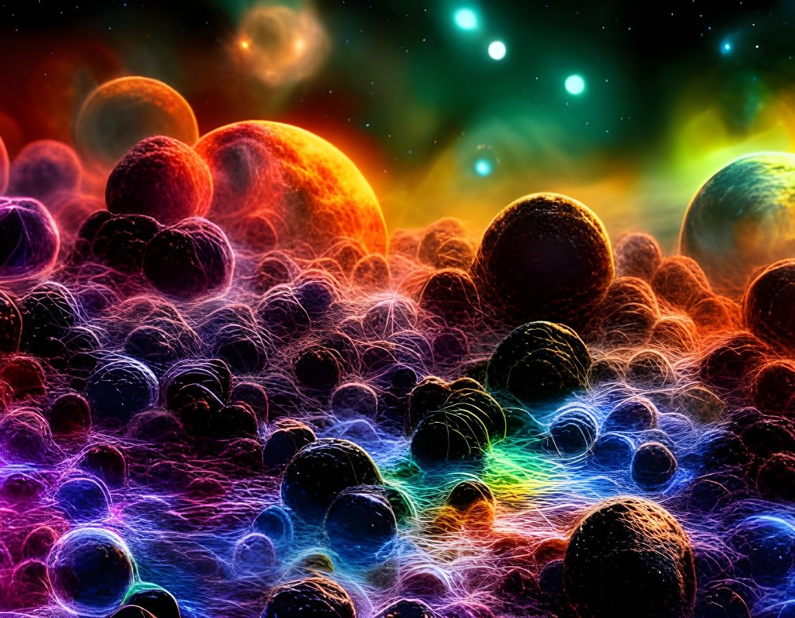 Dark Orbs in a macro Universe   by @Sparthano