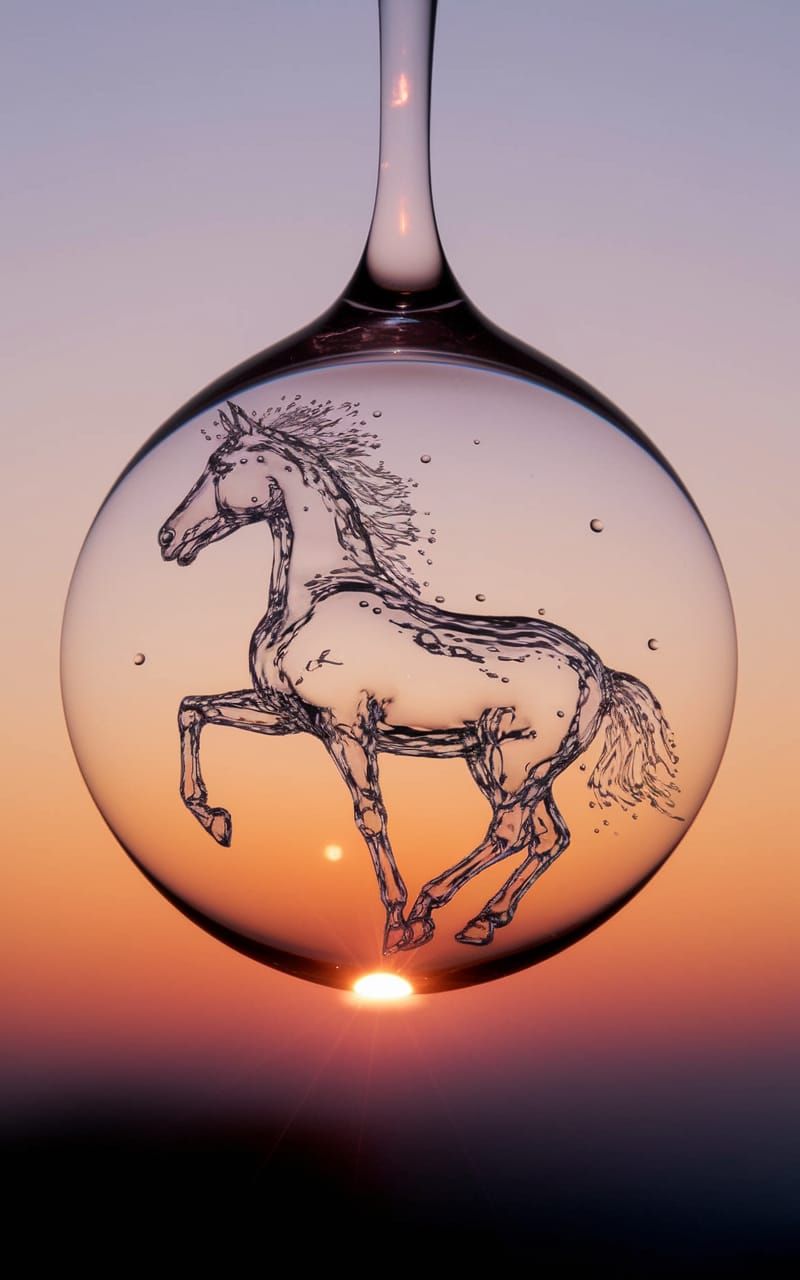 Waterdrop Horse