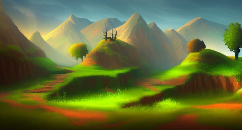 game art landscape