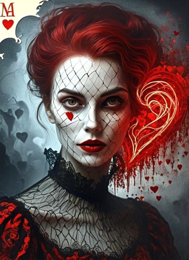 Dame de coeur.